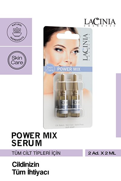 Lacinia Power Mix Serum Yüz Bakımı Için Uygundur