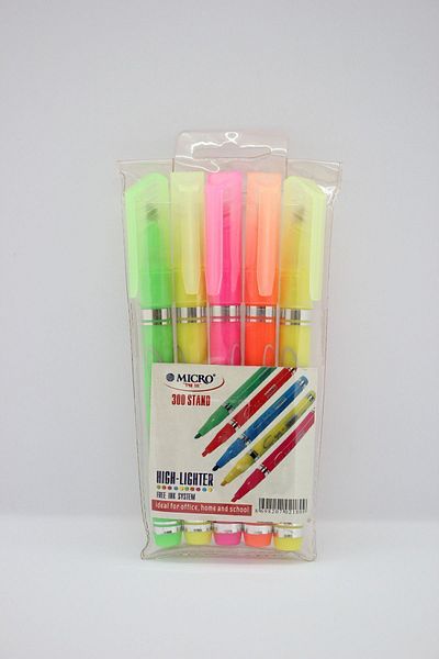 Andofis Nora 5-piece Highlighter Vivid Pen Set