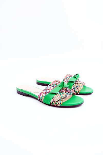 Tenau Γυναικείες παντόφλες από γνήσιο δέρμα