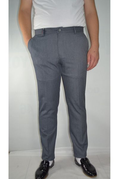 Bomonti Men's Stretch Cotton Thin Patterned Pants