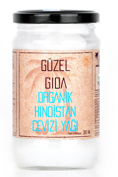 Güzel Ada Gıda Organik Hindistan Cevizi Yağı 300 ml (SOĞUK SIKIM)