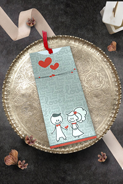 Cem Davetiye Düğün Nişan Nikah Kına Davetiyesi 3375 (100 ADET) Baskı Dahil