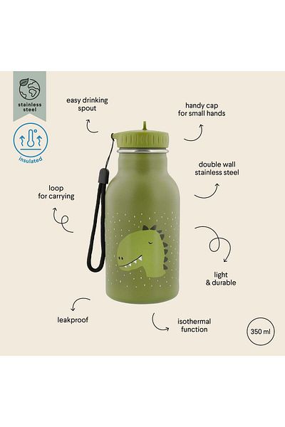 Trixie Insulated Drinking Bottle 350ml - Thermos Bottle - Mr. Dino