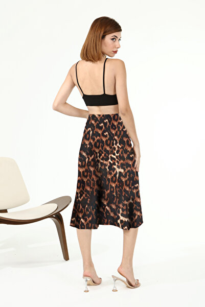 KİM Kİ O Миди пола с леопард