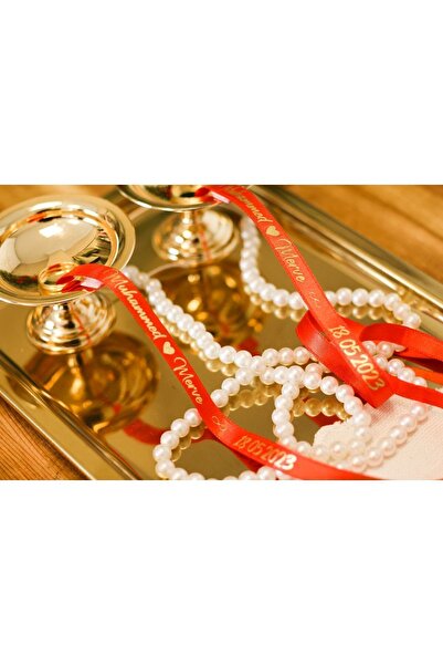 Lafarge Söz & Nişan Kişiye Özel Dökülen Inci Kurdele | Kişiye Özel