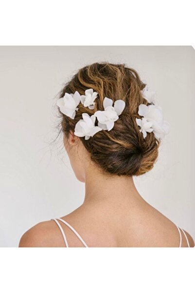 VENÜS MODA by Pınar 8 bucăți agrafe de mireasă din șifon cu flori - agrafe mi...