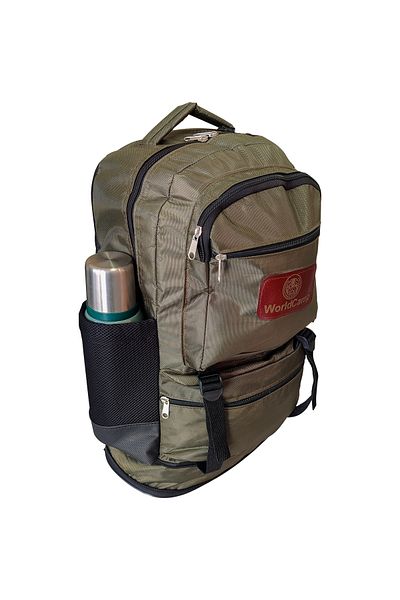 worldcamp 50 Liter Capacity Bellows Mountaineer Camping Bag