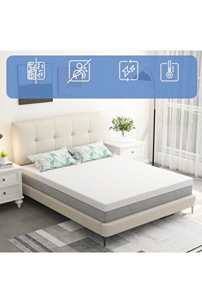 Heyner Ortopedik Yatak Koruyucu Yatak Pedi & Yatak Şiltesi Lastikli 5 Cm