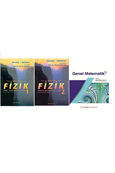 Palme Yayınevi Fizik Serway 1-2 Genel Matematik 1- Fen ve Mühendislik İçin