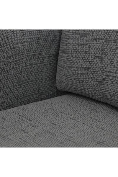Faiend Star Patterned Jacquard Flexible Sofa - 3/3/1 Sofa Cover Set
