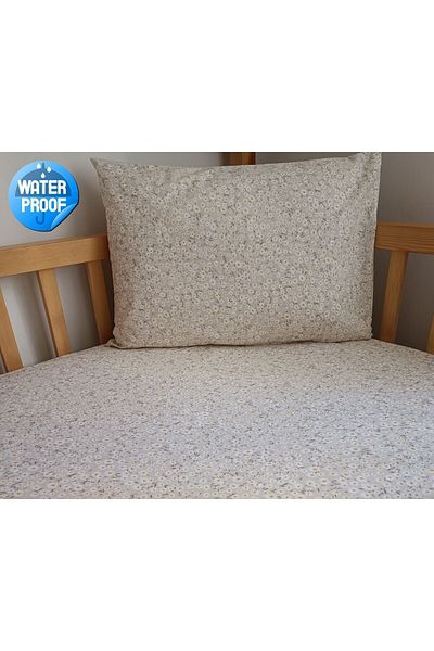 OGUZ ATA CONCEPT OĞUZ ATA CONCEPT 100% COTTON WATERPROOF RUBBERED LEAF MATTRESS PROTECTOR ALEZ