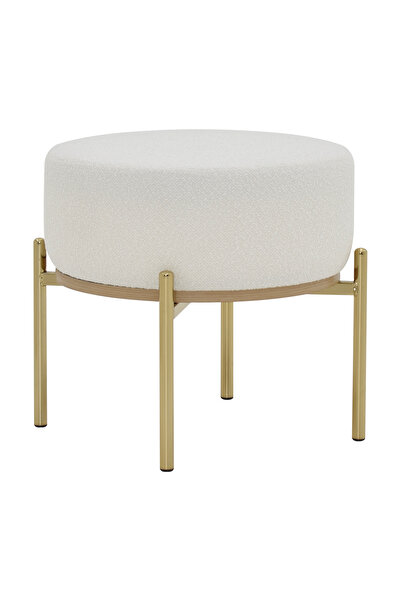 VİLİNZE Otto T1 21 Gold Ayak Teddy Fonksiyonel Sehpalı Puf