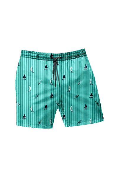 C&City Vater-Sohn-Badeshorts B1550/o1240-12 Mehrfarbig