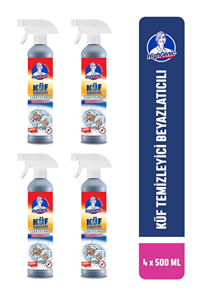 Highgenic Küf Temizleyici Beyazlatıcı 500 Ml 4 Adet