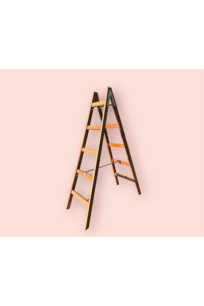Genel Markalar 5 basamaklı A tipi Gürgen Ahşap Merdiven