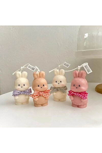 ÇAĞATÖLYE Silikon Kalıbı 1 Adet Minik Kurabiye Tavşan Rabbit Biblo Mum  Mold ...