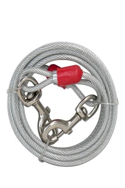LİDERSAN ÇELİK Nickel Dog Garden Mooring Steel Rope 8 Mm / 4 Meters 110 Kg