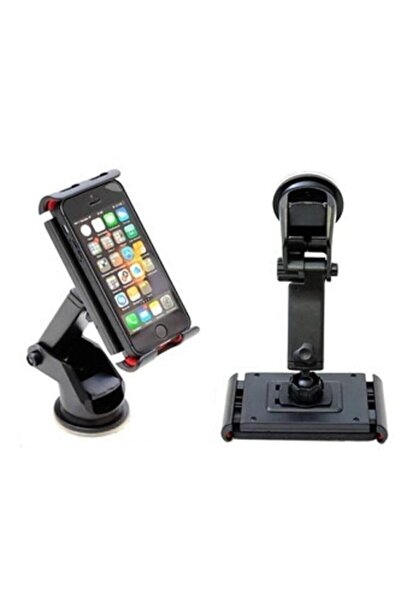 Asfal 360° Dönebilen Ayarlanabilir Araç Içi Vantuzlu Tablet Ve Telefon Tutucu