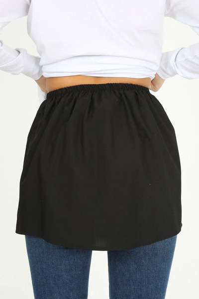 Naymila Γυναικεία φούστα με μαύρη κουμπιά 2 τεμαχίων