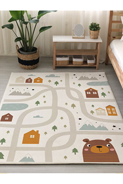 Evmila Sevimli Yolculuk Kalın 7mm Halı Modeli