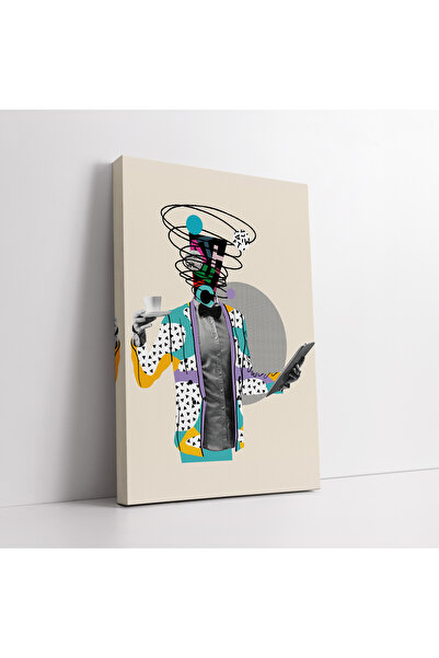 KOSS Dijital Pop Art Comic Book Hero Canvas Print
