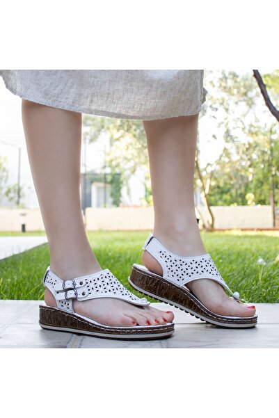 CONSUELO Ορθοπεδικά Δερμάτινα Γυναικεία Σανδάλια 11390