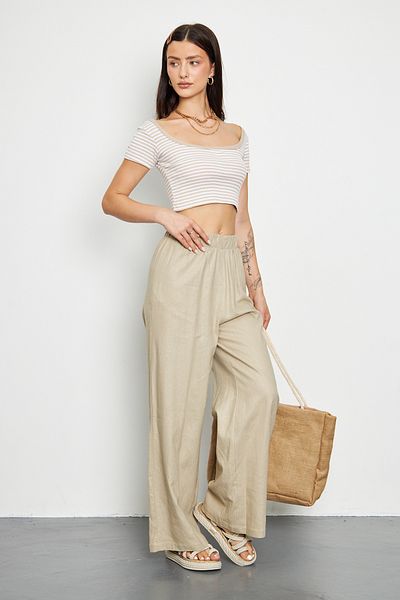 Swan Woman ELASTIC WAIST PANTS