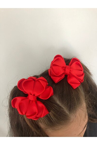 Stil Tasarım Toka Kırmızı 2 Li Toka