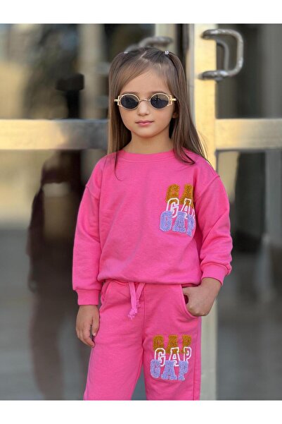 ninita kids طقم بدلة رياضية موسمية للبنات مكونة من 3 خيوط - شاردونزلو