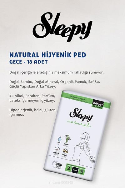 Sleepy اشتري 7 وادفع 6 فوط صحية ليلية سليبي ناتشورال فائقة الحساسية 18 قطعة وفرشاة شعر