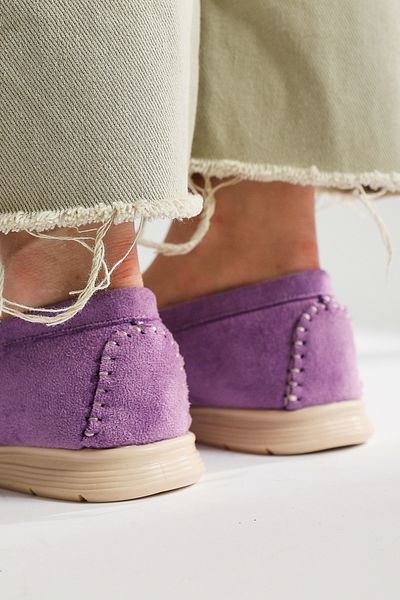 Modagon Lilac Suede and Buckle Detailed Irekka Casual Shoes