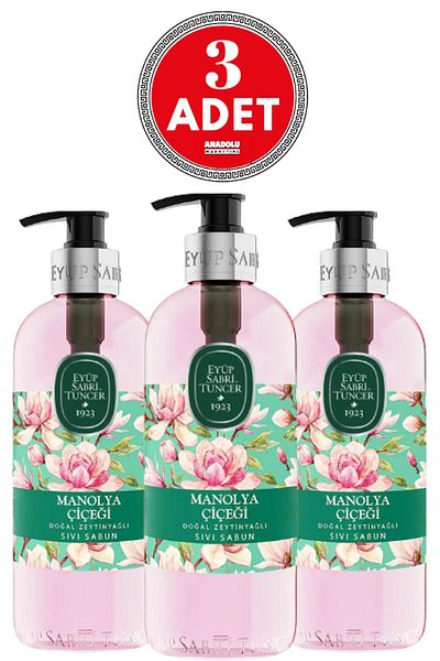 Eyüp Sabri Tuncer Natural Olive Oil Liquid Soap Magnolia Flower 500 ml
