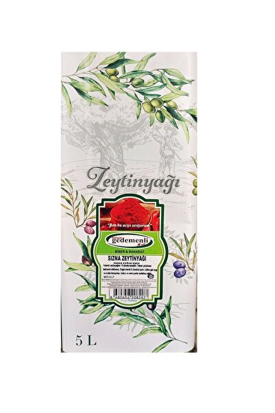 GEDEMENLİ Maraş Soğuk Sıkım Sızma Zaytinyağı 4,5 Litre