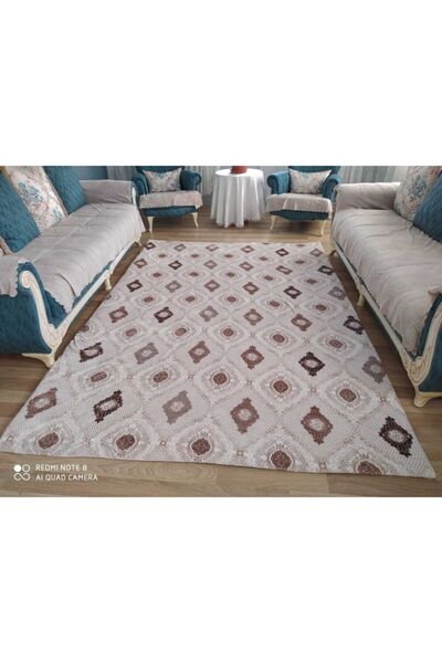 Armada Metre Kesim Halı Örtüsü (lastiksiz) Göz Desen.