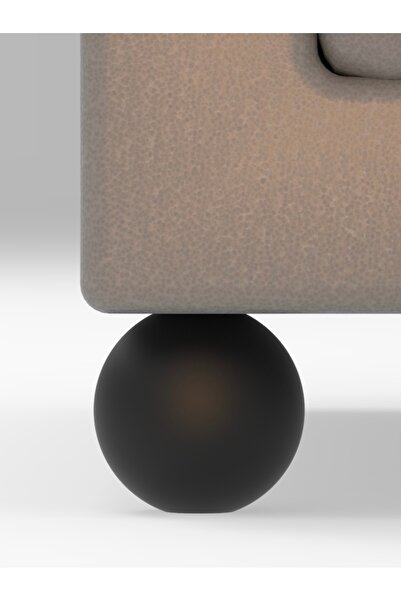 BLEG Küre Ahşap Mobilya Ayağı | 9cm - Farklı Renk Seçenekleriyle | 1 Adet