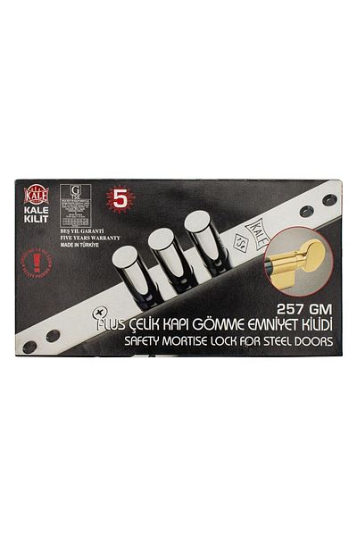 Kale Kilit 257 Gm Barelli (hub) Steel Door Recessed Safety Lock