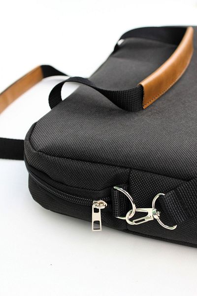 Woys Bags حقيبة كمبيوتر محمول من القماش المقاوم للماء مقاس 15.6 بوصة