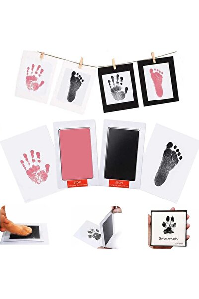 Tahtakale Dünyası Baby Kids Handprint Printed Photo Frame Toy Souvenir