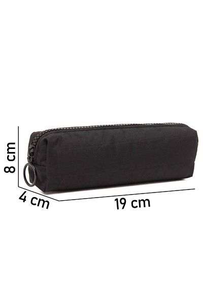 NEMO GROUP Black Single Pocket Waterproof Pencil Case - Capillary Fabric, Single Compartment