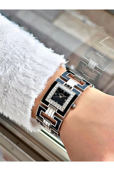Favori Women's Wristwatch - Ceramic Look, Square Case, Fvr-7006.2cbc