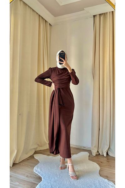ENKA BUTİK Ruffle Nalan Skirt - Hijab Dress