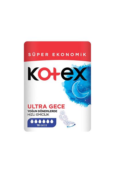 Kotex Ultra Super Economic Package Night 16 Pieces