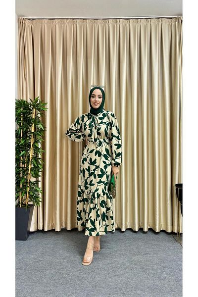 ÖYKÜM MODA Φόρεμα Hijab με φλοράλ
