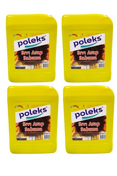 Poleks Etkin Yüzey Temizleyici Sıvı Arap Sabunu 4x5 kg 20 kg