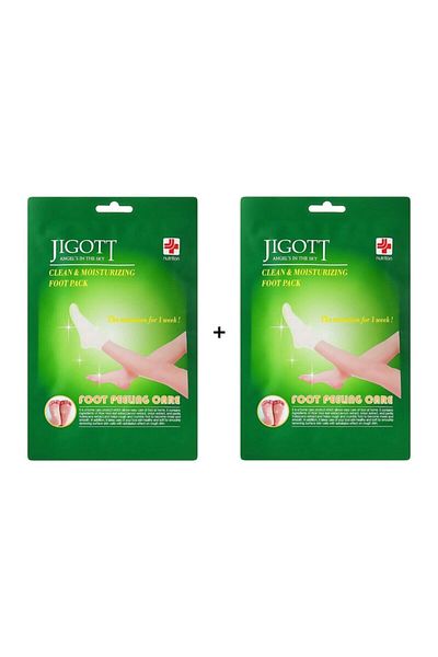 Jigott Miracle Foot Peeling Pack - 2 Sock Type Peeling Foot Peeling Mask