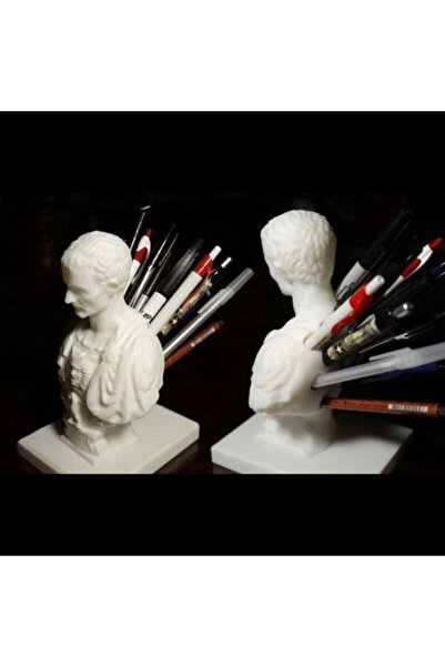 Genel Markalar Jül Sezar Kalemlik Dekor Heykel, Biblo