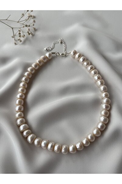 DURAN TAKI TASARIM Hakiki Inci Gümüş Kolye