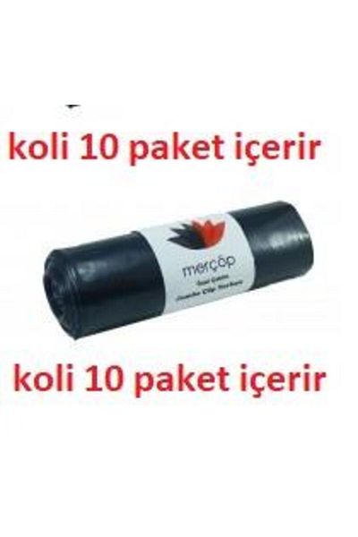 MERÇÖP Jumbo Special Shooting Garbage Bag Handle 10*5 Pieces