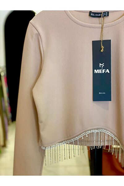 MEFA GİYİM TAŞLI CROP