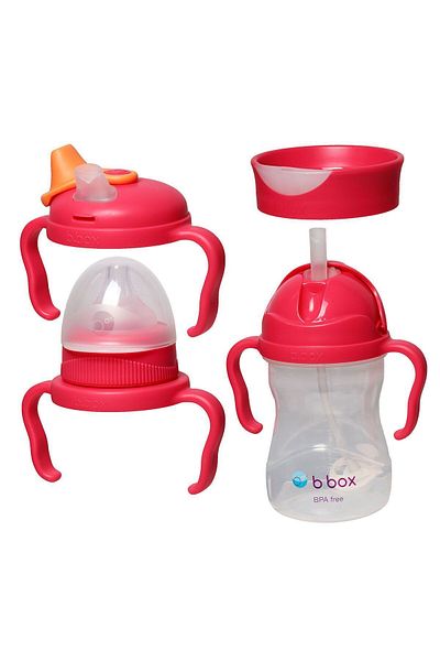 Bbox 4-in-1 Nutrition and Transition Cups - Advantage Pack, Pink, 240 Ml, 4 Pieces